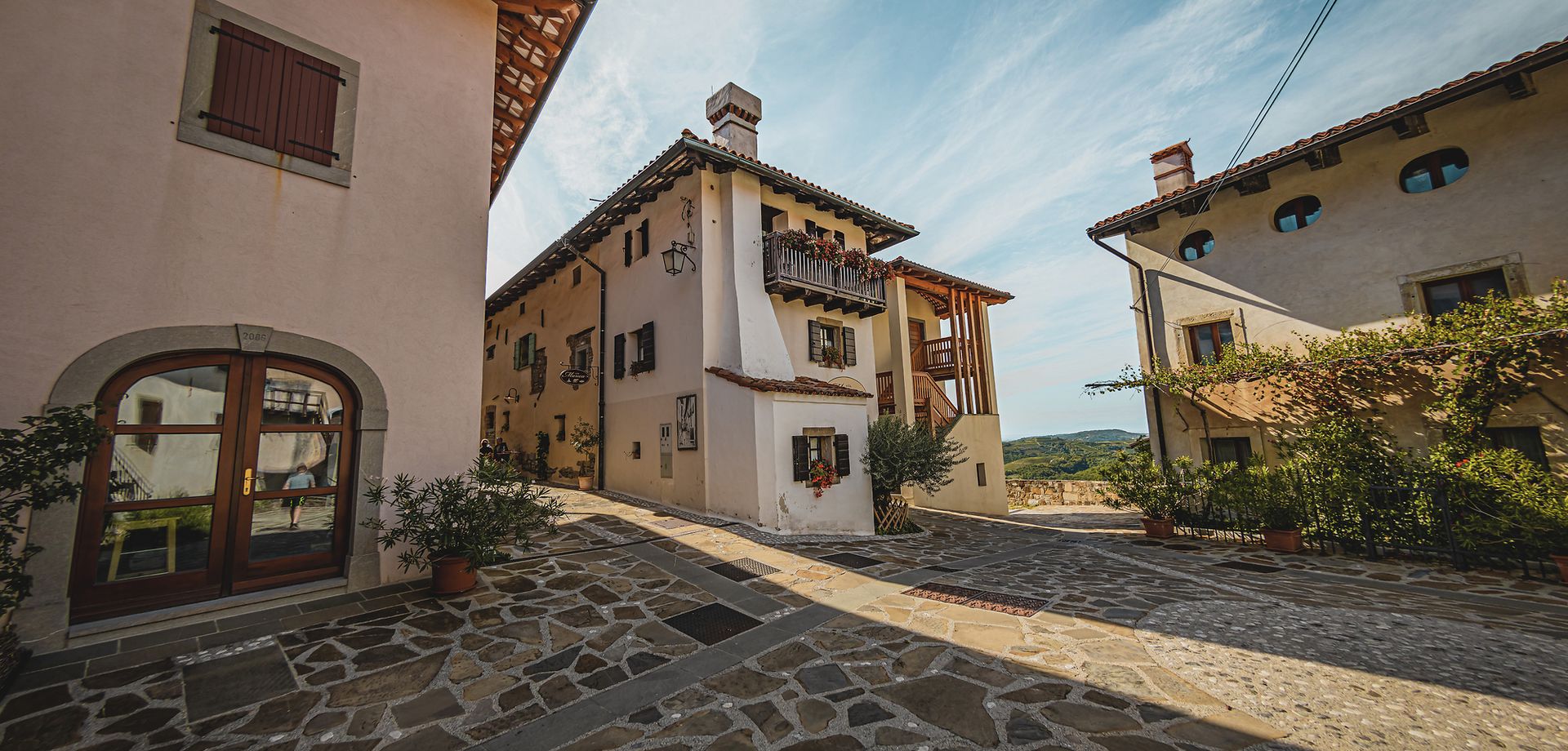 The picturesque walled village